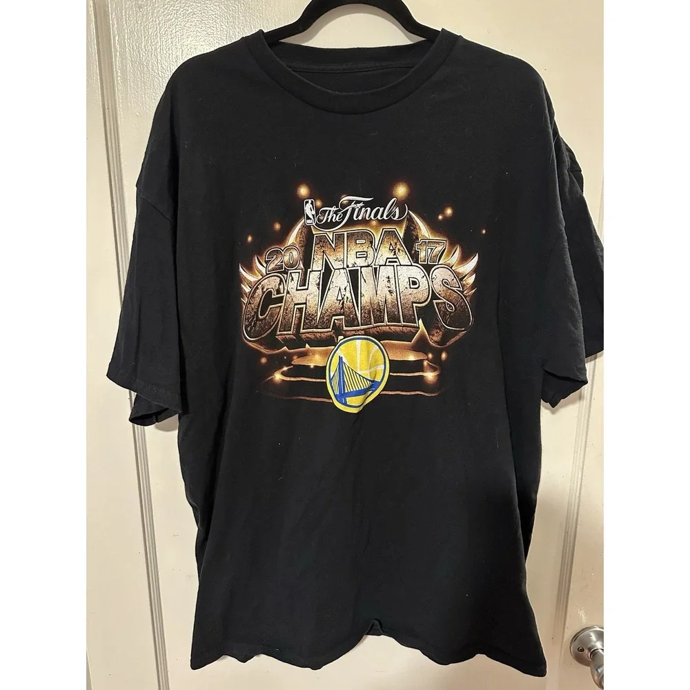 Golden State Mens 2017 The Finals NBA CHAMPS T Shirt Size 2XL